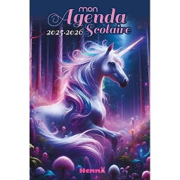 Mon agenda scolaire (Licorne féérique)