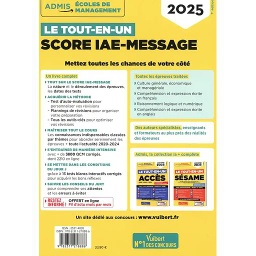 Le tout-en-un Score IAE-Message