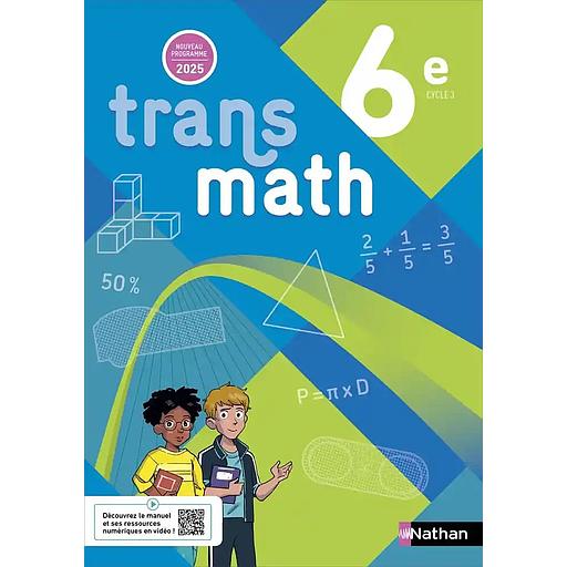 [NAT505281] Transmath 6e Manuel - 2025