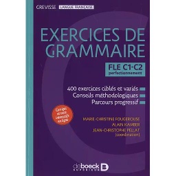 Grammaire du français FLE C1-C2