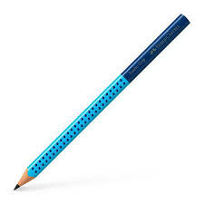 Crayon à papier Bicolore Bleu Jumbo Grip HB2 1/2