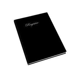 Registre Noir A4 3 Mains 5*5