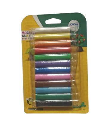 Pate à Modeler 12 Couleurs en Blister 180G