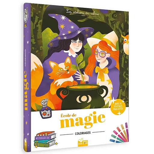 Ecole de magie coloriages