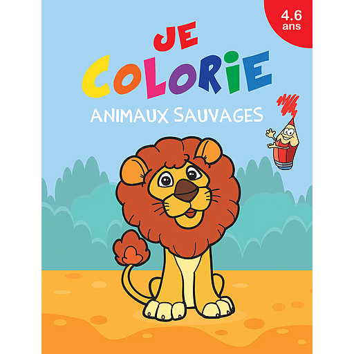 [9789954643327] Je colorie 4/6 ans: Animaux sauvages
