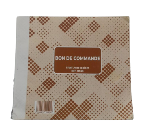 [BC25] Bon de Commande Tripli Autocopiant