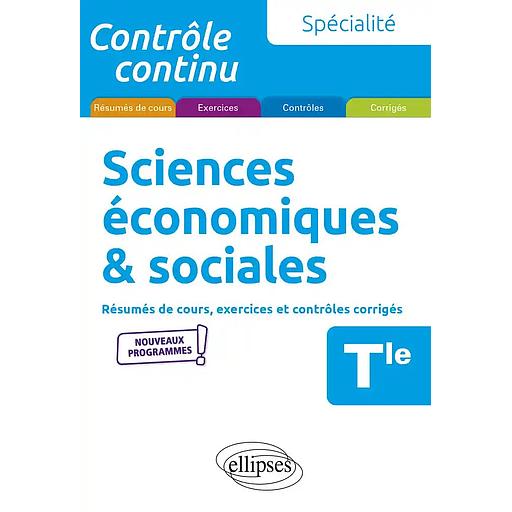 Spécialité Sciences économiques & sociales Tle
