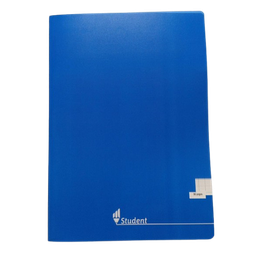Cahier Pique 96P 21*29.7 70G Polypro Bleu