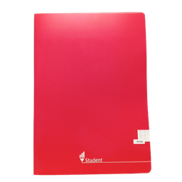 Cahier Pique 96P 21*29.7 70G Polypro Rouge