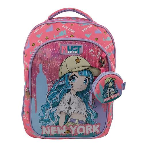[587691] Sac à Dos MustBlue Hair Girl 3 Compartiments