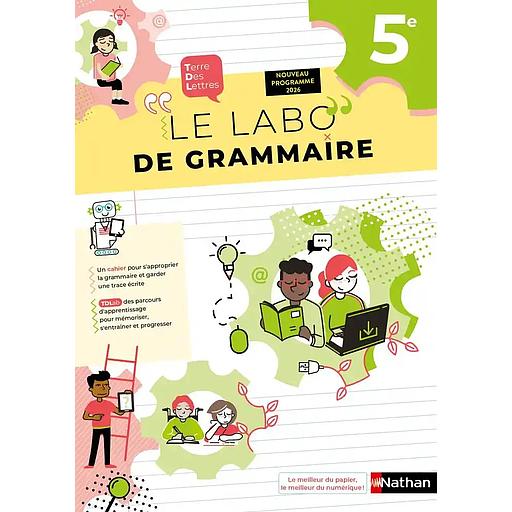 Terre des lettres - Le labo de grammaire 5e