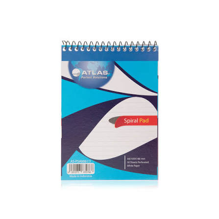 Bloc Note avec Spiral A6 Raye