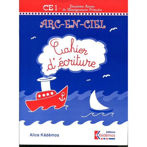[9789953832159] Arc-en-ciel CE1 cahier d'écriture