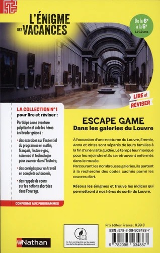 Dans les galeries du Louvre