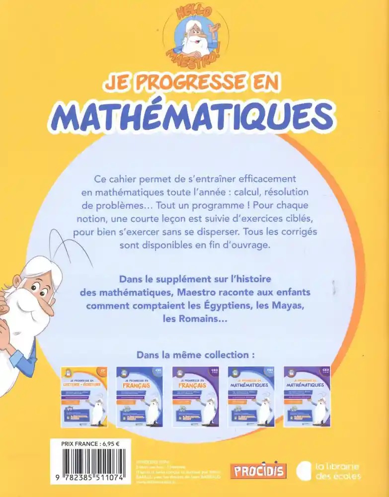 Je progresse en mathématiques CP