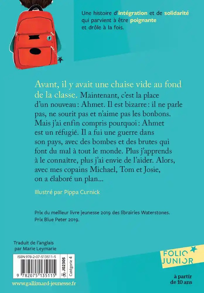 Le garçon au fond de la classe