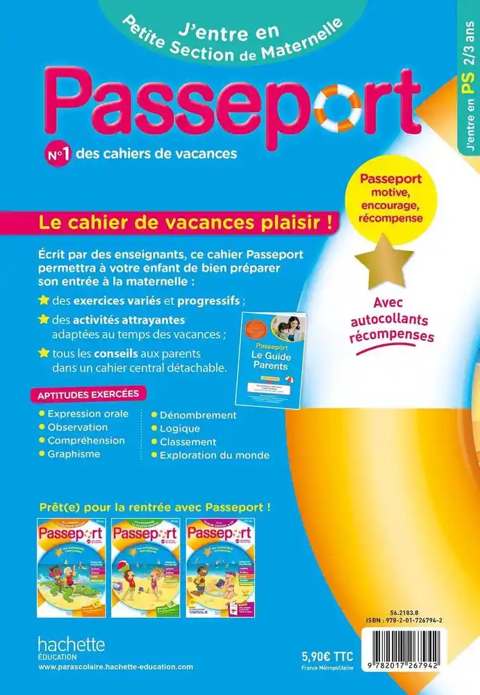 J'entre en Petite Section de Maternelle