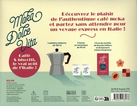 Moka Dolce Vita, caffè & biscotti, le vrai goût de l'Italie !