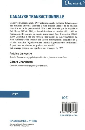 L'analyse transactionnelle