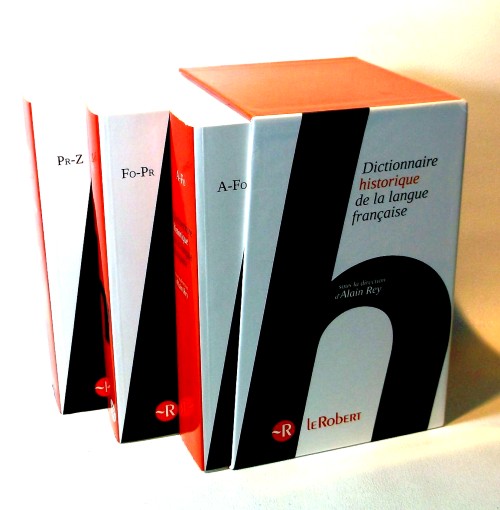 Le Robert - Dictionnaire historique de la langue Française - 3 volumes