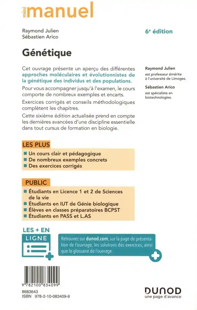 Mini Manuel de Génétique