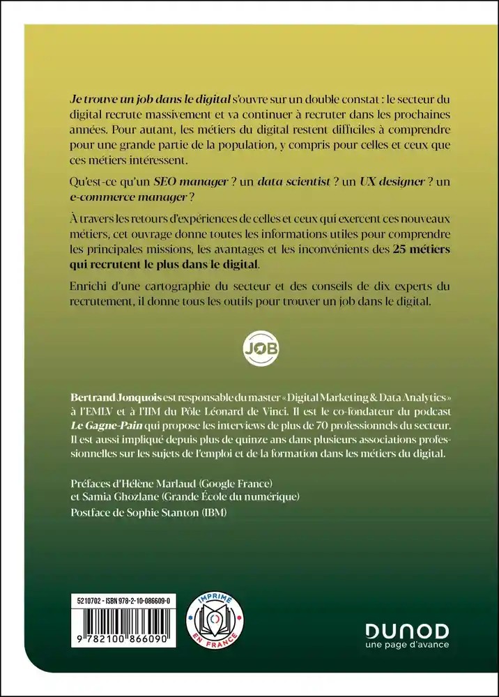 Je trouve un job dans le digital