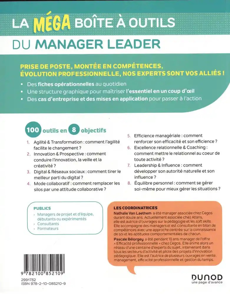 La méga boîte à outils du manager leader