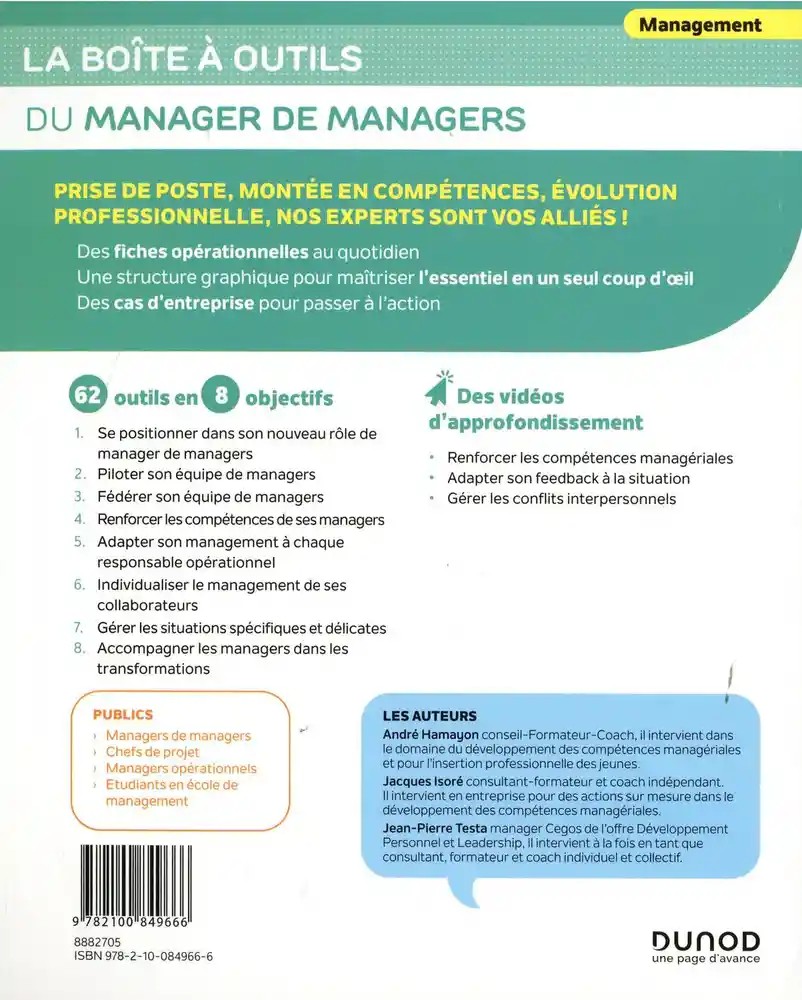 La boîte à outils du manager de managers
