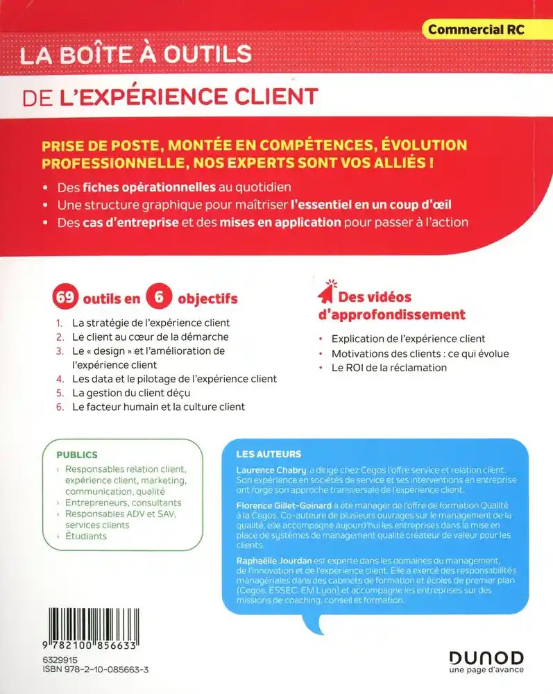 La boîte à outils de l'expérience client