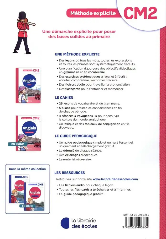 Anglais CM2 Méthode explicite