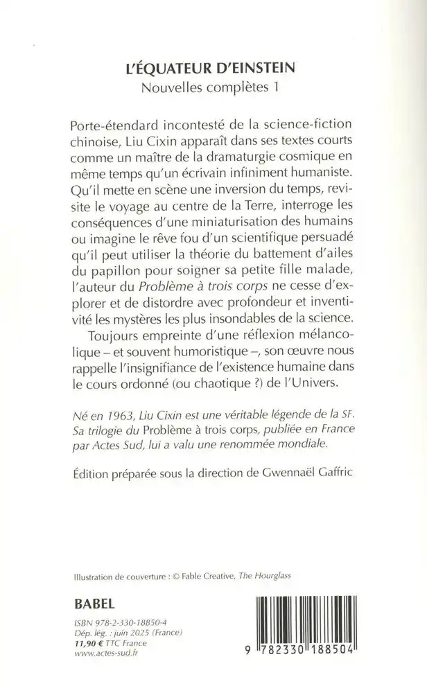 L'équateur d'Einstein