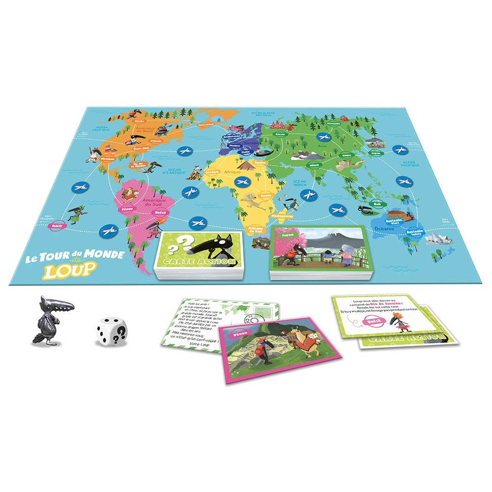 Le tour du monde de Loup - Le jeu