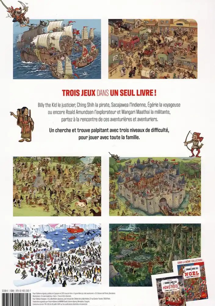 Le grand livre jeu des aventuriers