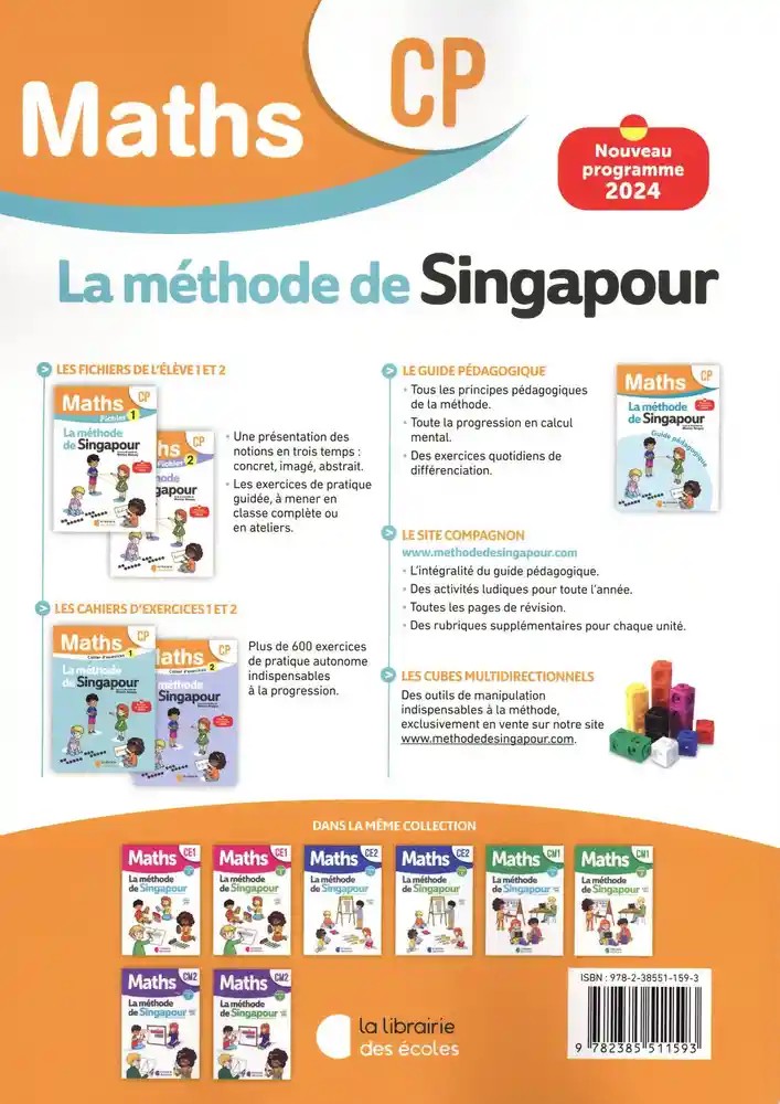 Mathématiques CP La Méthode de Singapour