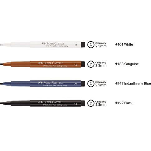 4 Ptitt Artist Pens calligraphie