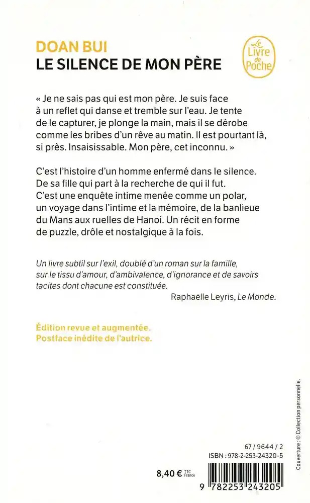 Le silence de mon père