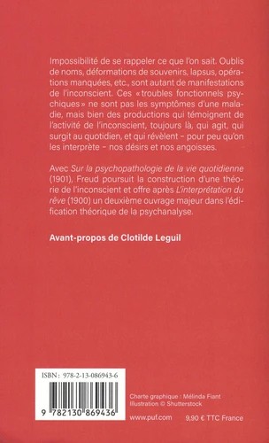 Sur la psychopathologie de la vie quotidienne