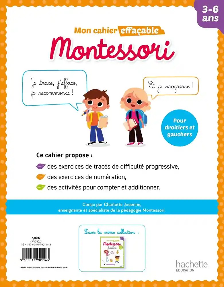 Je trace les chiffres et je calcule Montessori