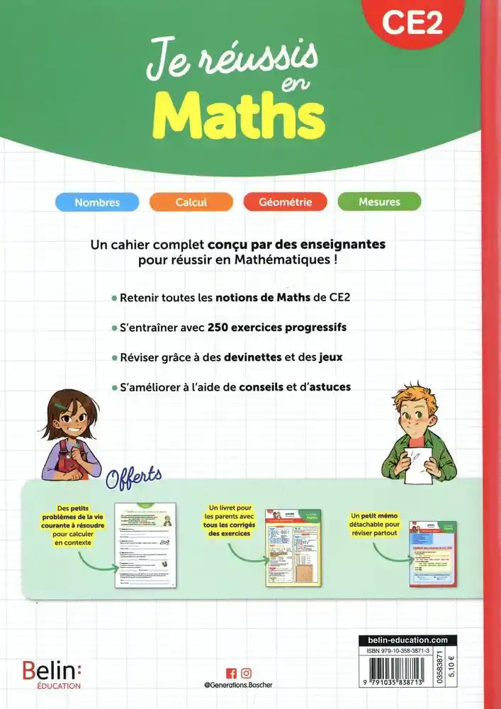 Je réussis en maths CE2
