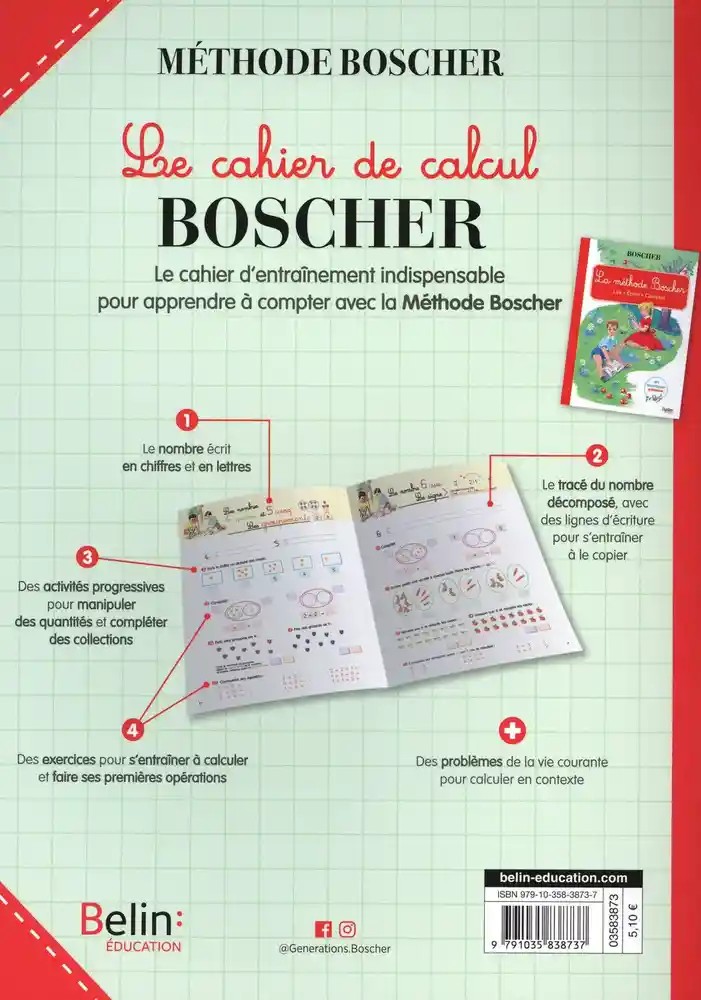 Le cahier de calcul Boscher CP