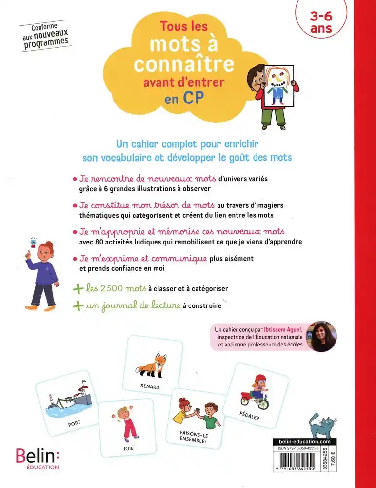 Tous les mots à connaître avant d'entrer en CP