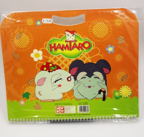 Cahier de dessin Hamtaro  - Grand - Uni - Spirale