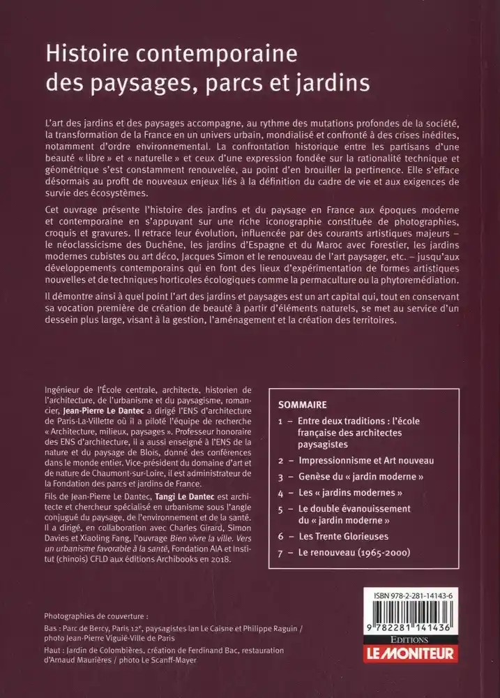 Histoire des paysages, parcs et jardins