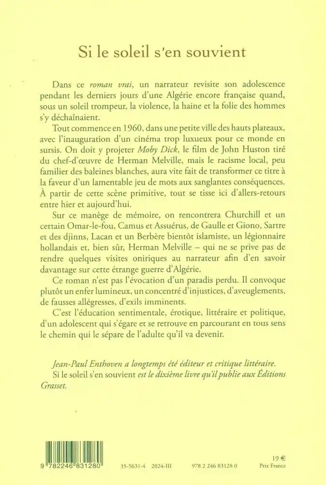 Si le soleil s'en souvient