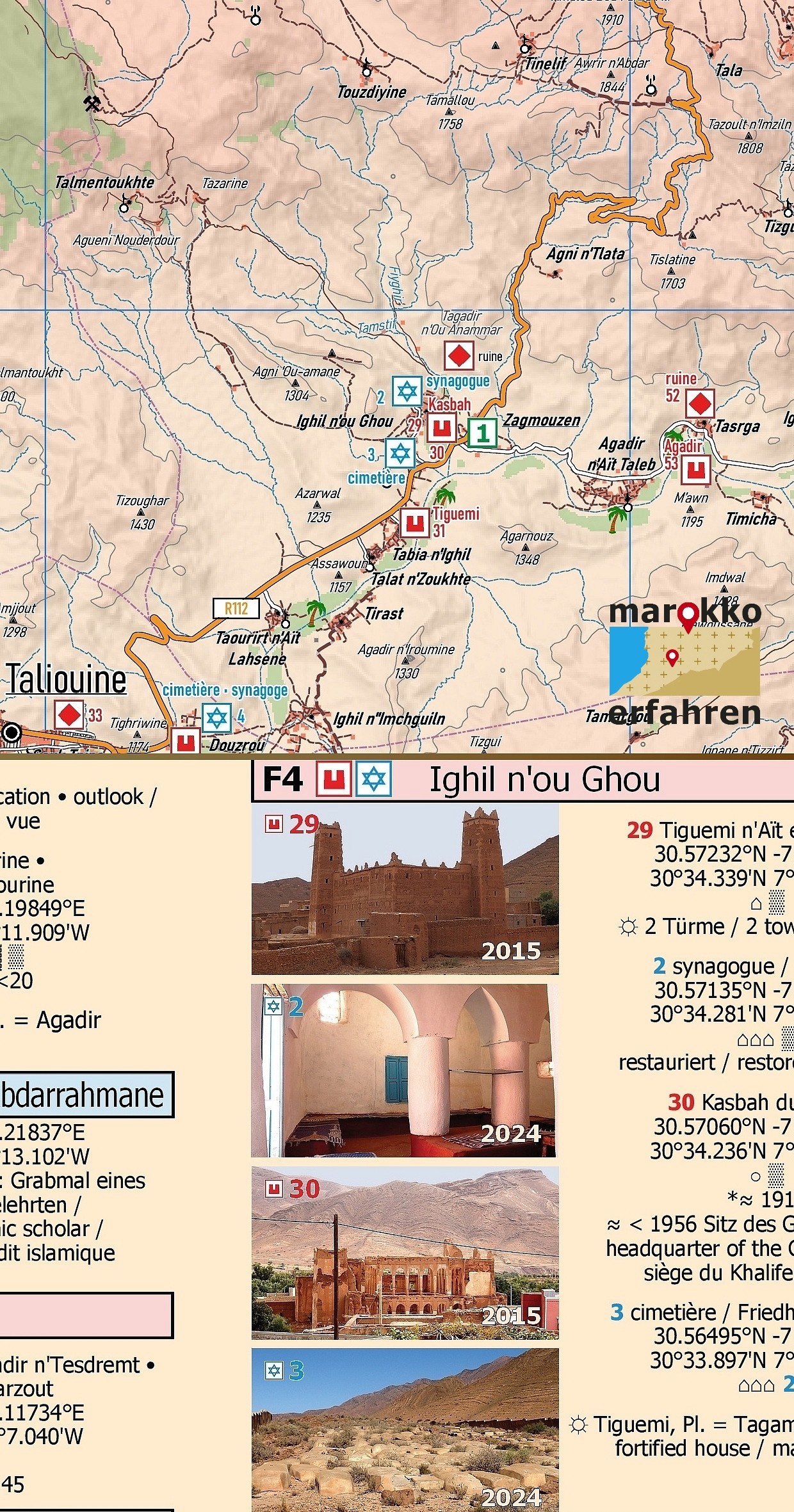 Carte Touristique L12: