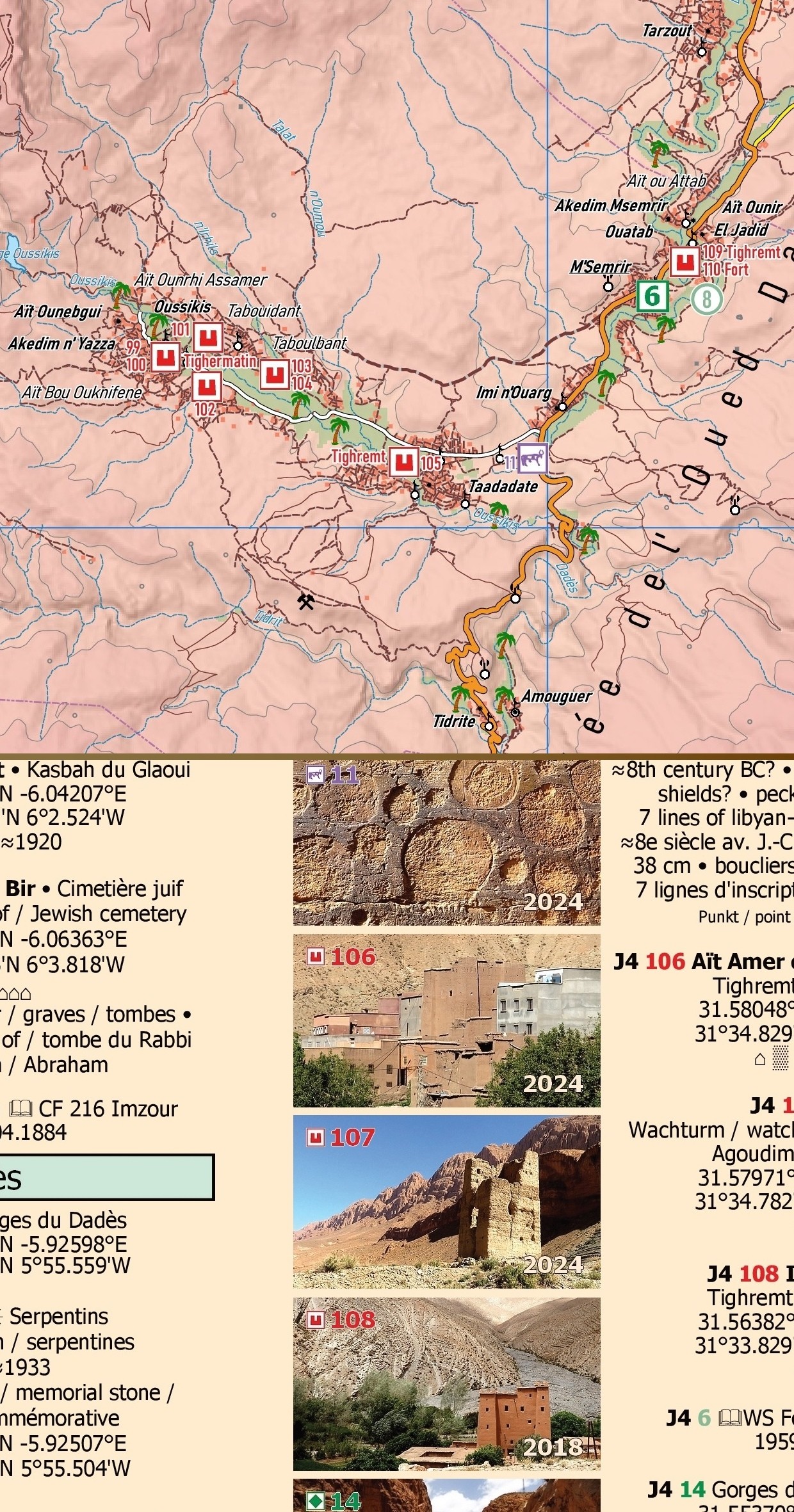 Carte Touristique N10: