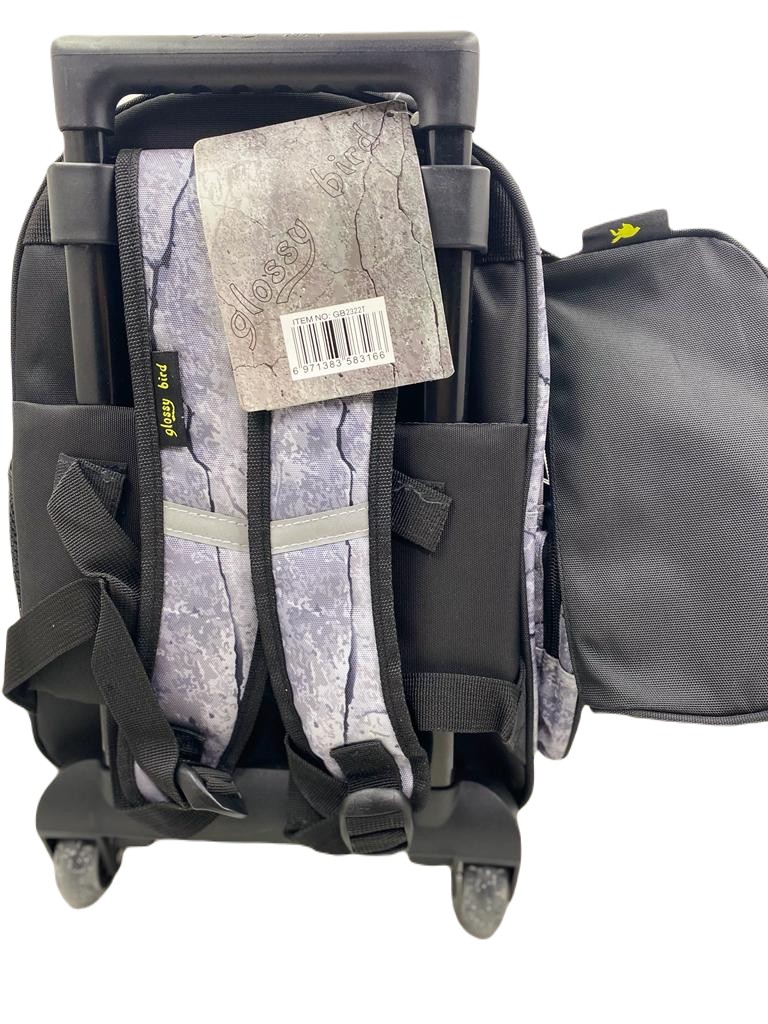 Cartable à roulette + trousse Under