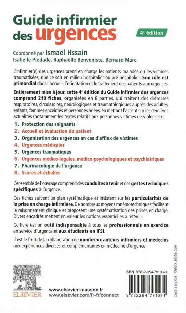Guide infirmier des urgences