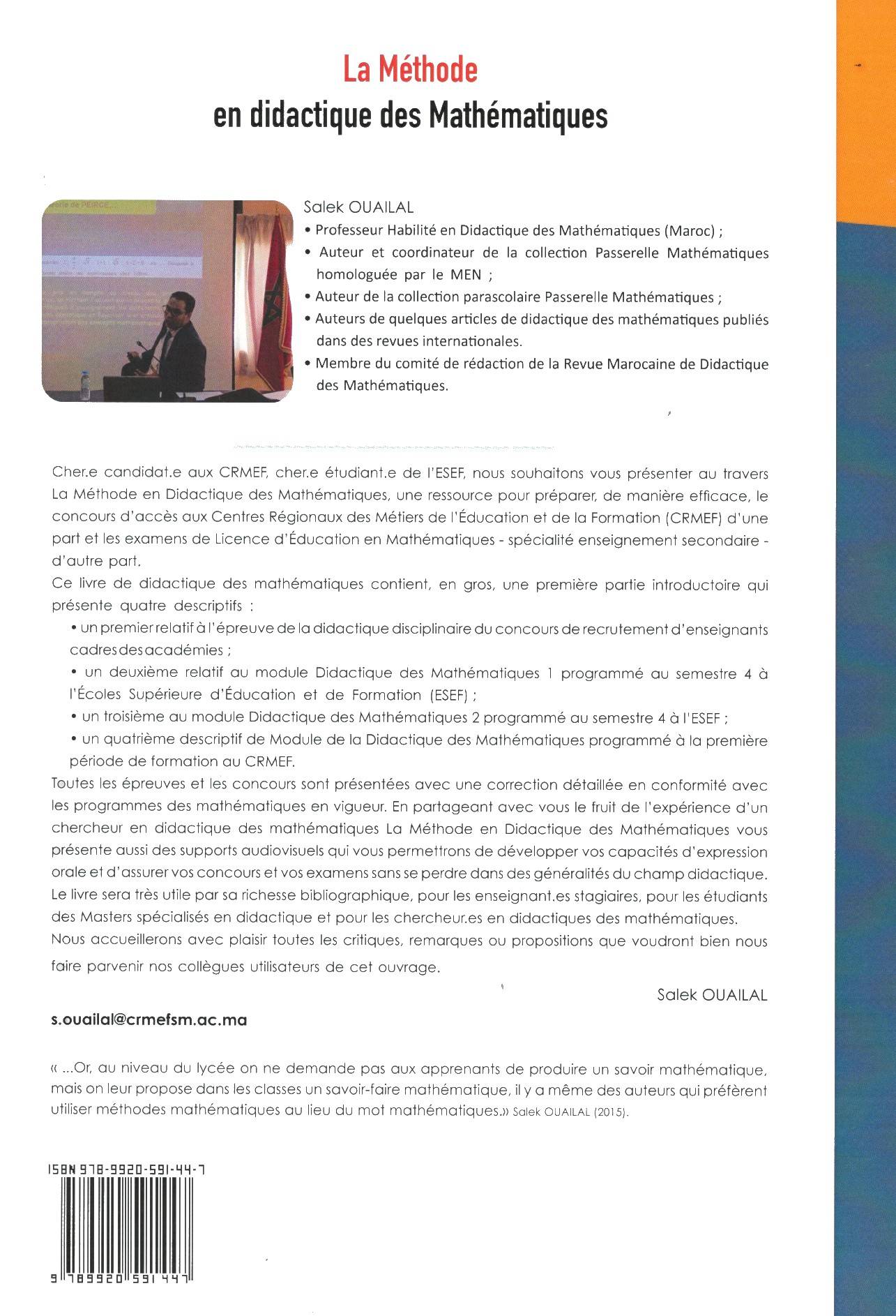 Repères pour réussir son examen de Didactique des Mathématiques (copié)