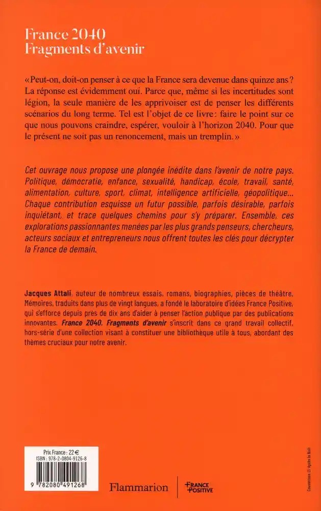 France 2040, fragments d'avenir